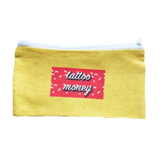 Tattoo money wallet and make up bag