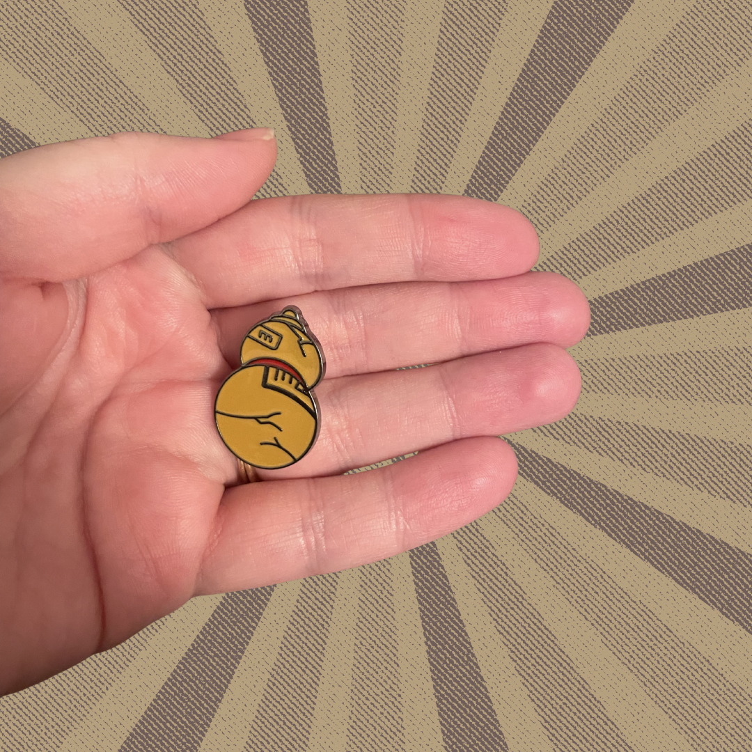 Beige Gourd Sand Spirit Cosplay Anime and Hidden Sand Village Otaku Enamel Lapel Badge or Pin
