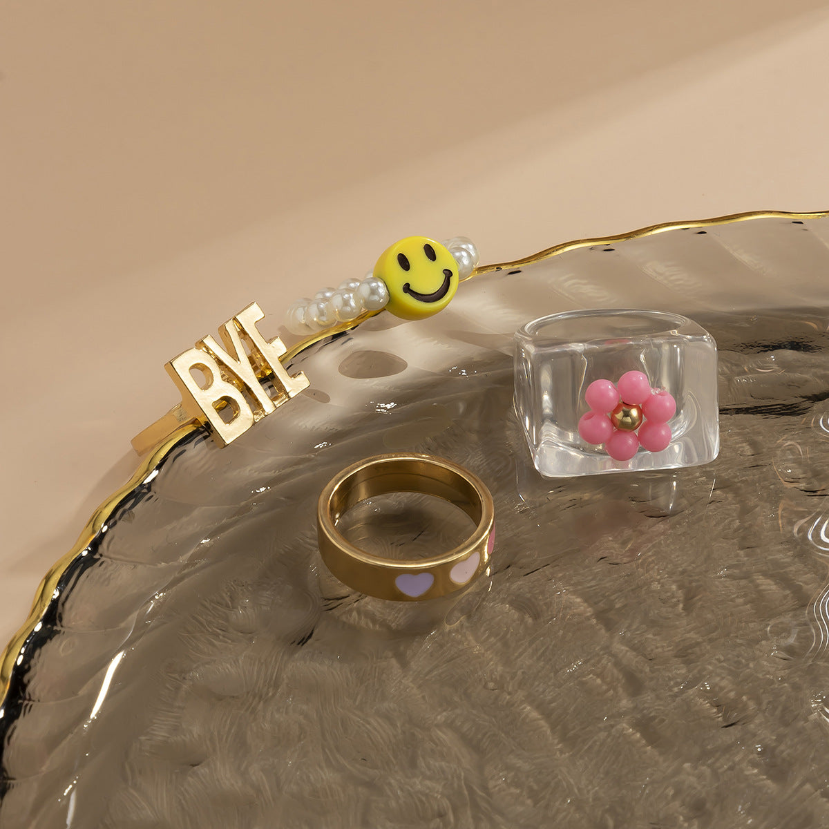 Babe Acrylic stacking Rings