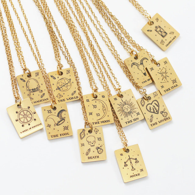 Tarot Card Necklace