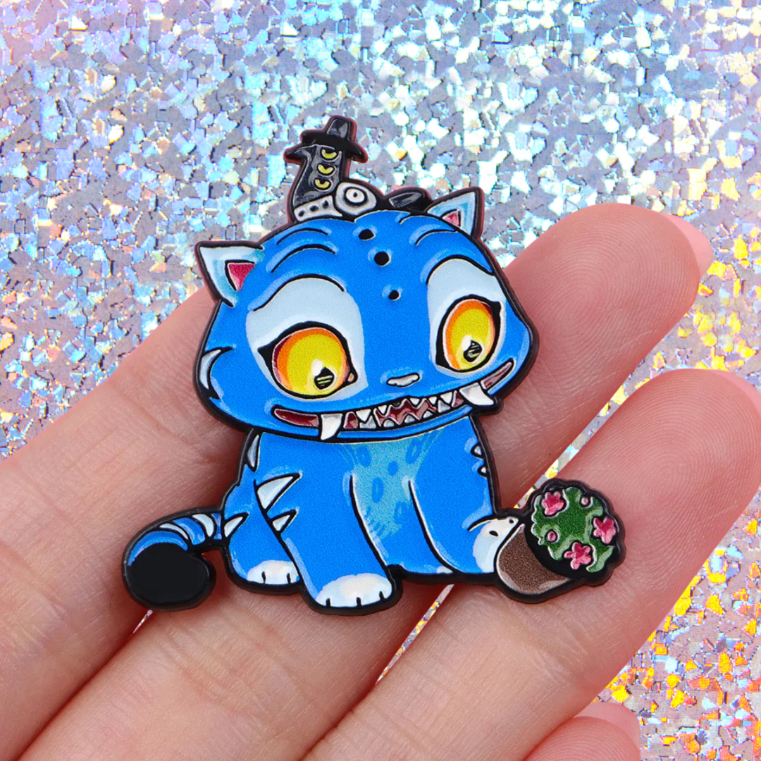 K-Pop Hunters Enamel Pin - Derpy Tiger & Sussie Magpie
