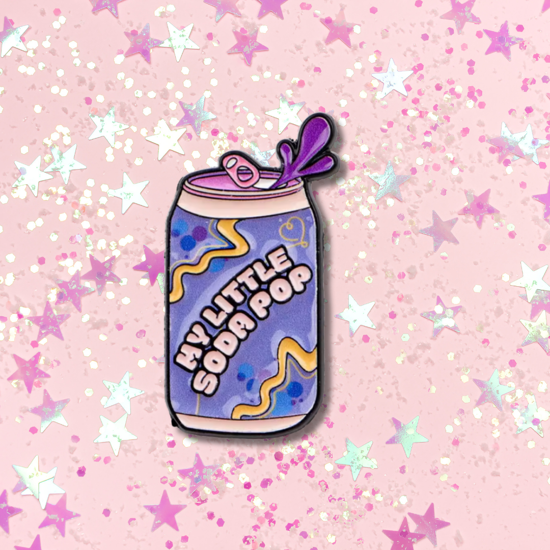 Soda Pop K-Pop Saja Boys Enamel Pin - Cute Anime & Niche Fan Art Collectible