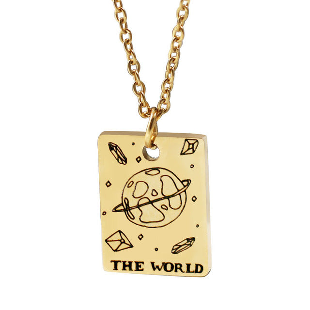 Tarot Card Necklace