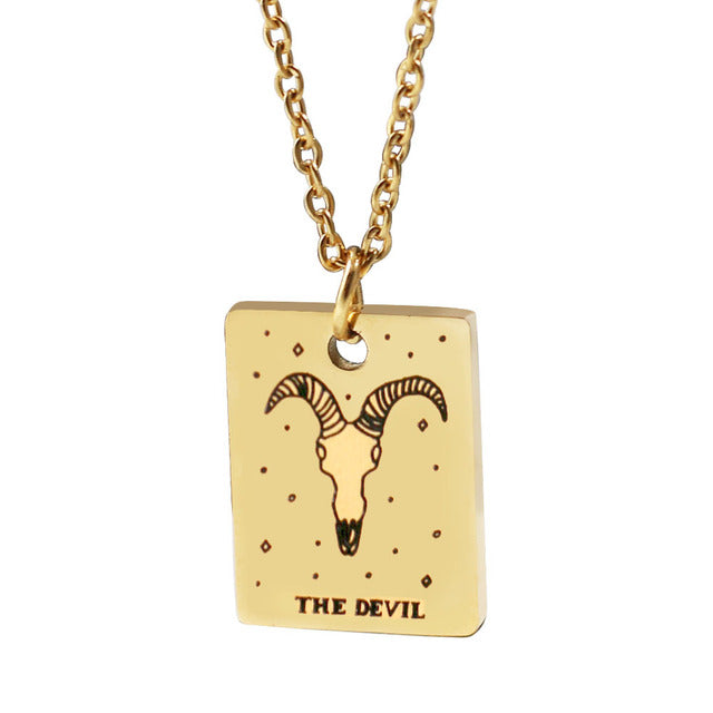 Tarot Card Necklace