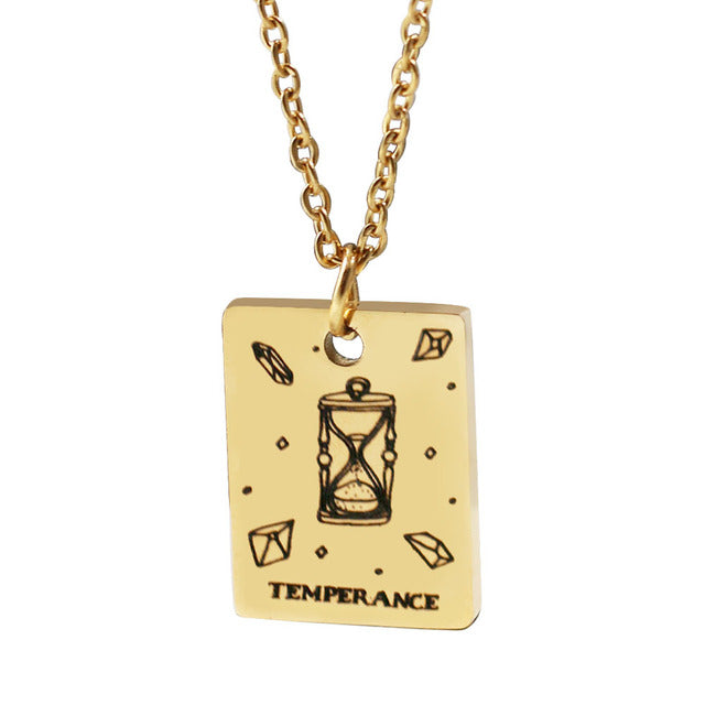 Tarot Card Necklace