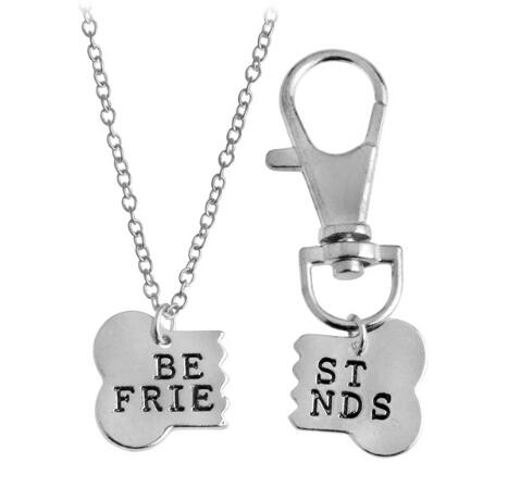 Dog Bone Best Friends Necklace