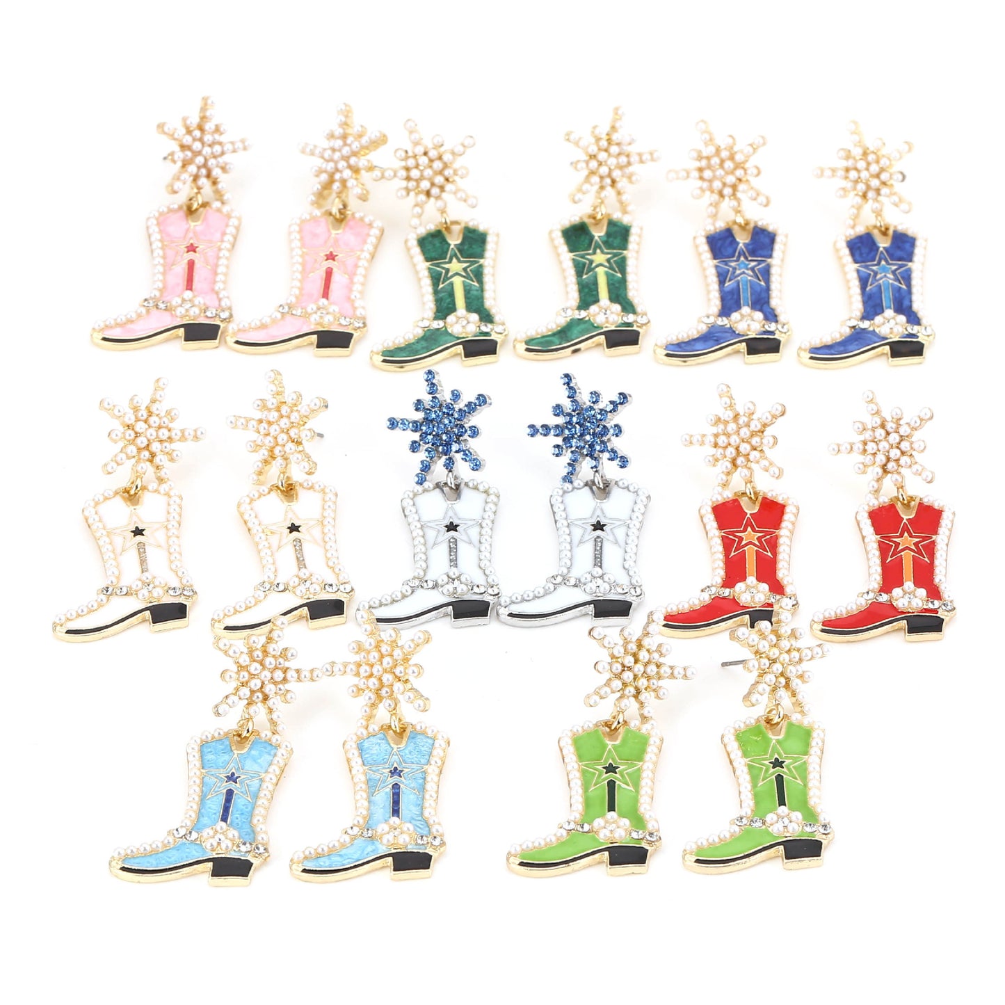 Cowgirl Boots Earrings