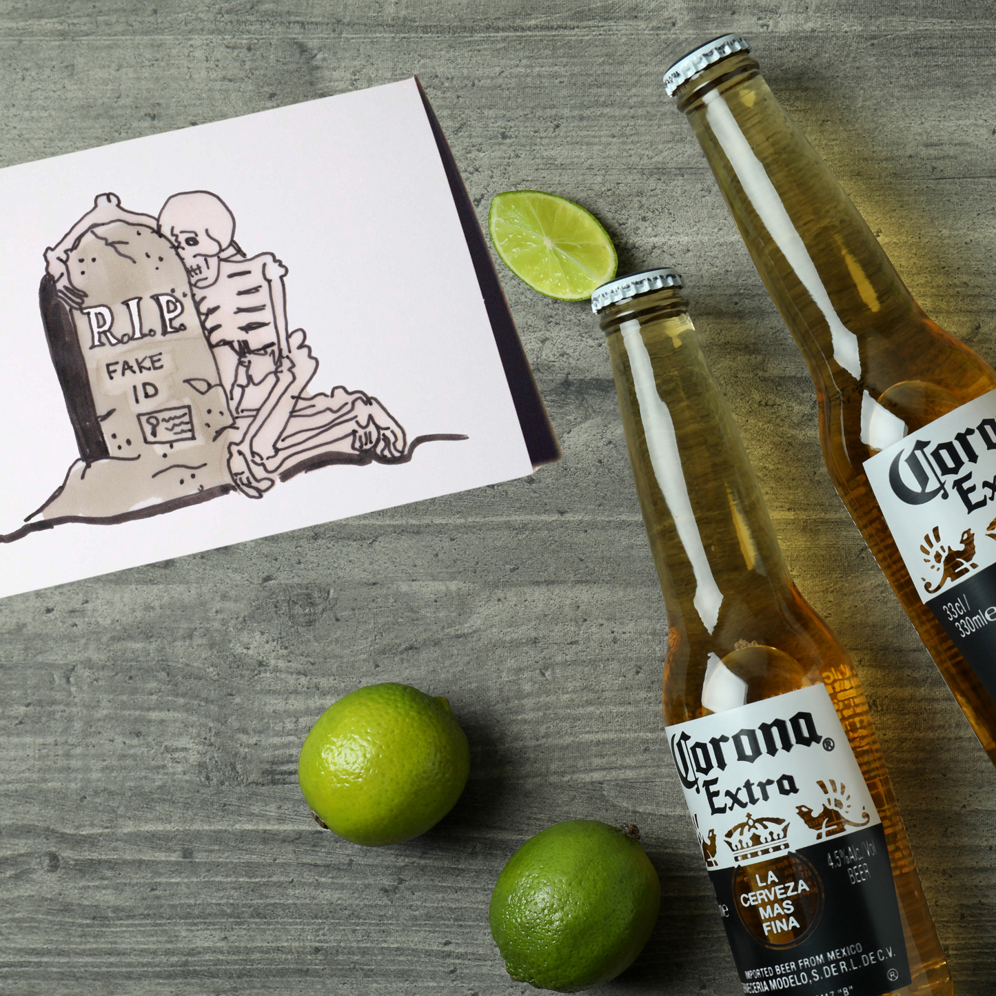 21st Birthday Fake ID Card