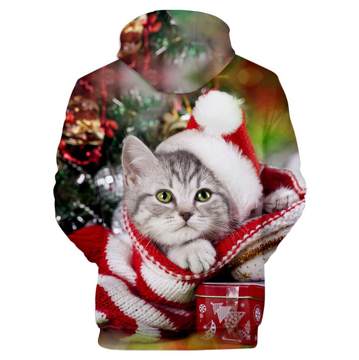 Santa Cat Hoodie