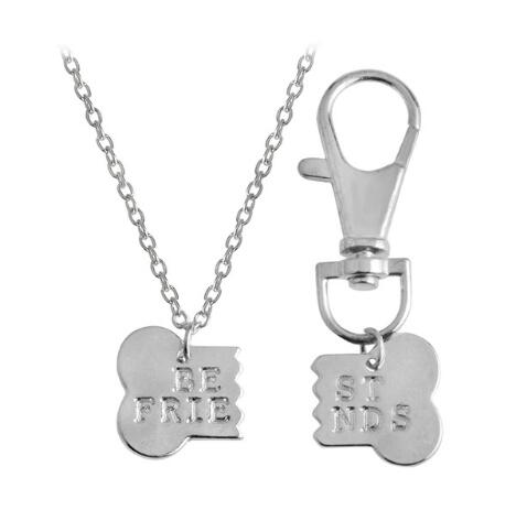 Dog Bone Best Friends Necklace