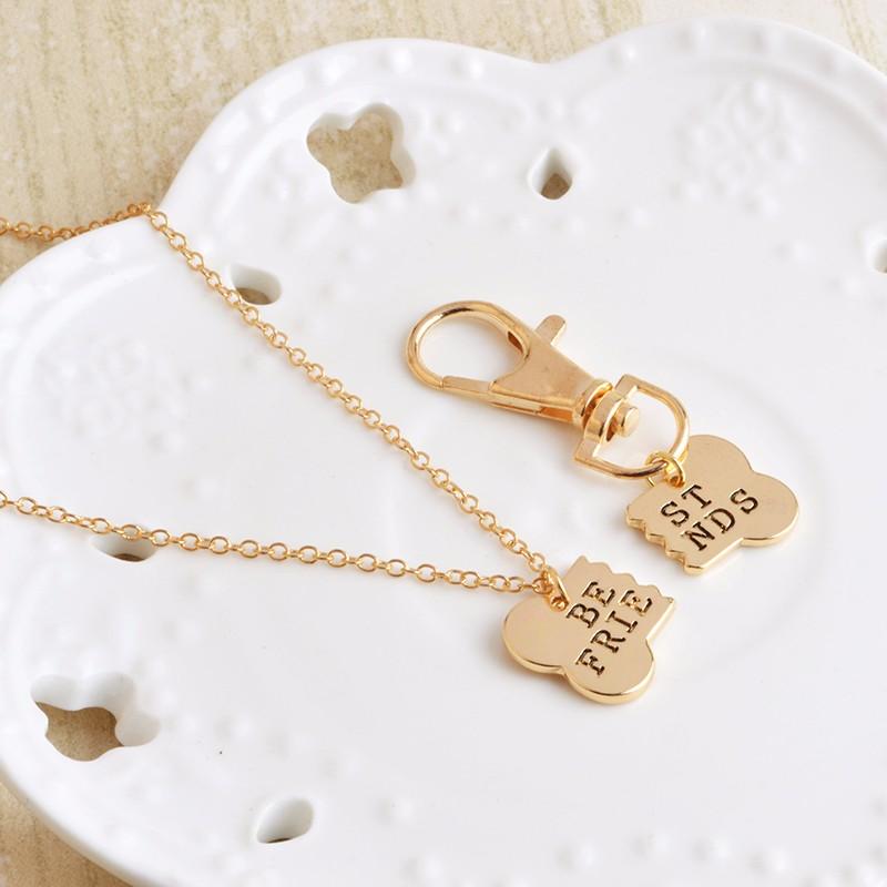 Dog Bone Best Friends Necklace