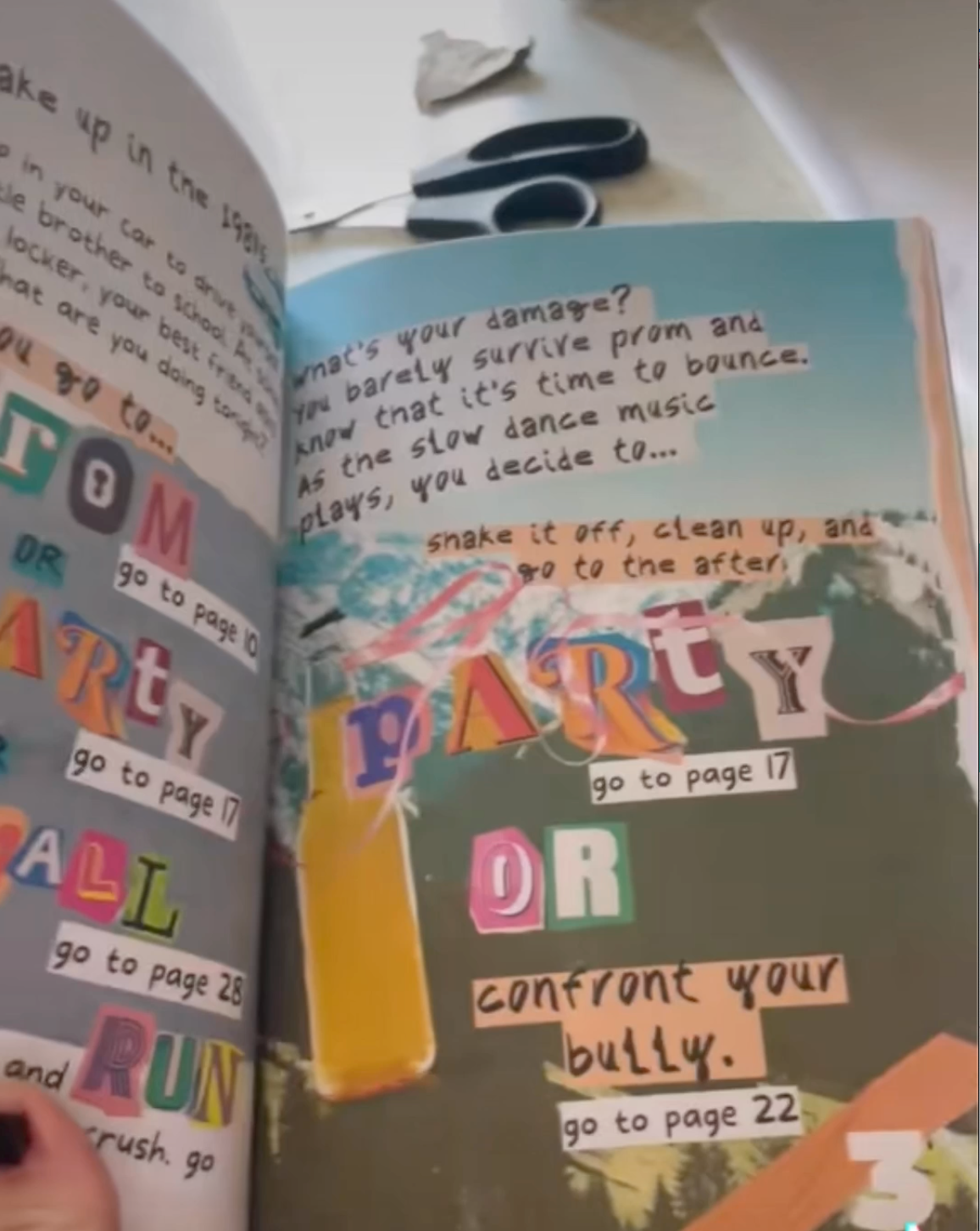 1980s Movie Main Character Choose your Adventure Book