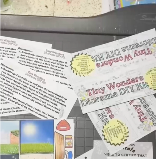 d.i.y. diorama kit