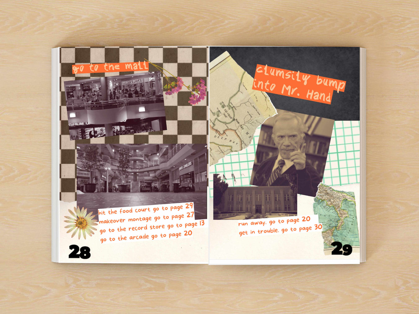 1980s Movie Main Character Choose your Adventure Book