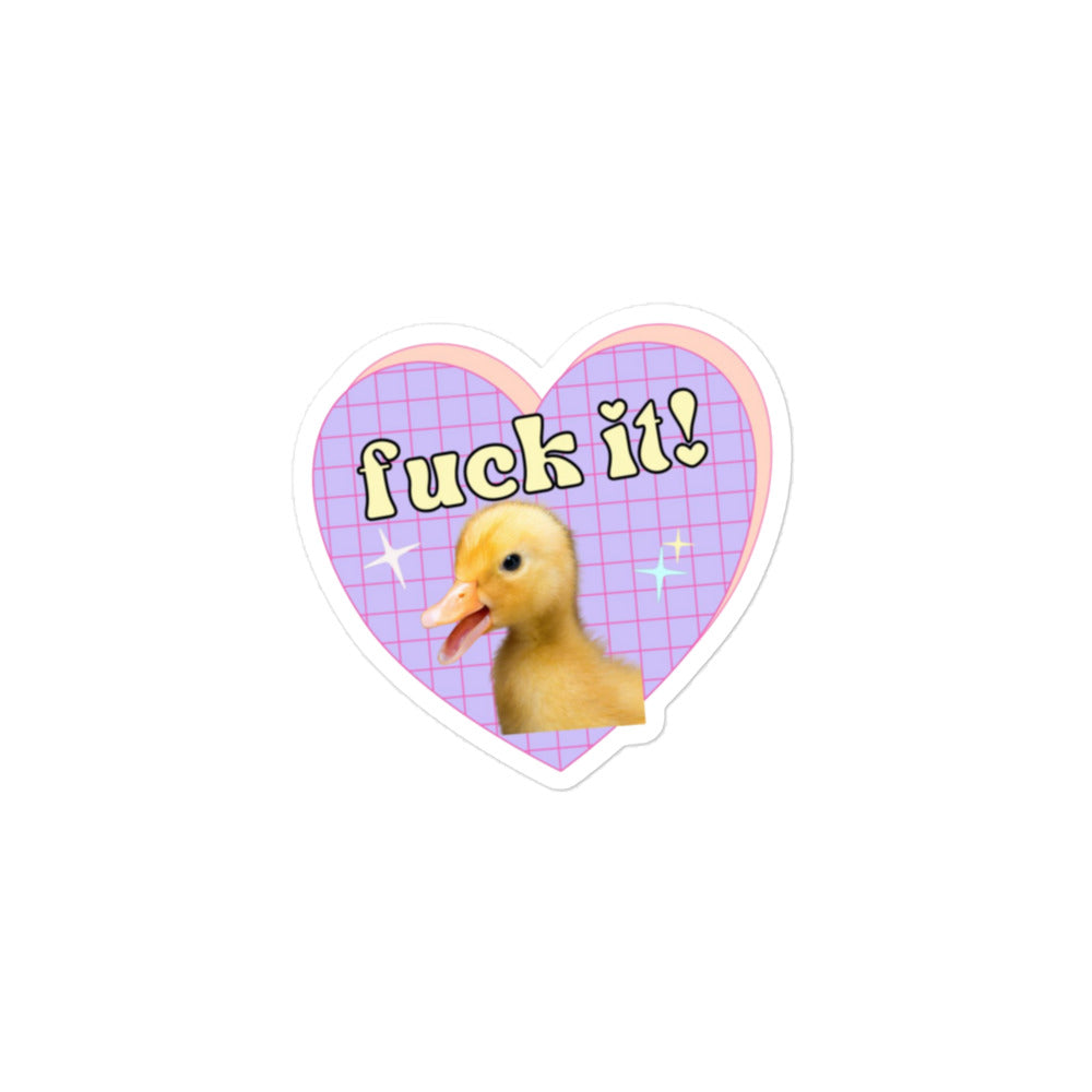 F it sticker