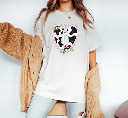 Let's Go Ghouls - Cowboy Boot Ghost T-Shirt