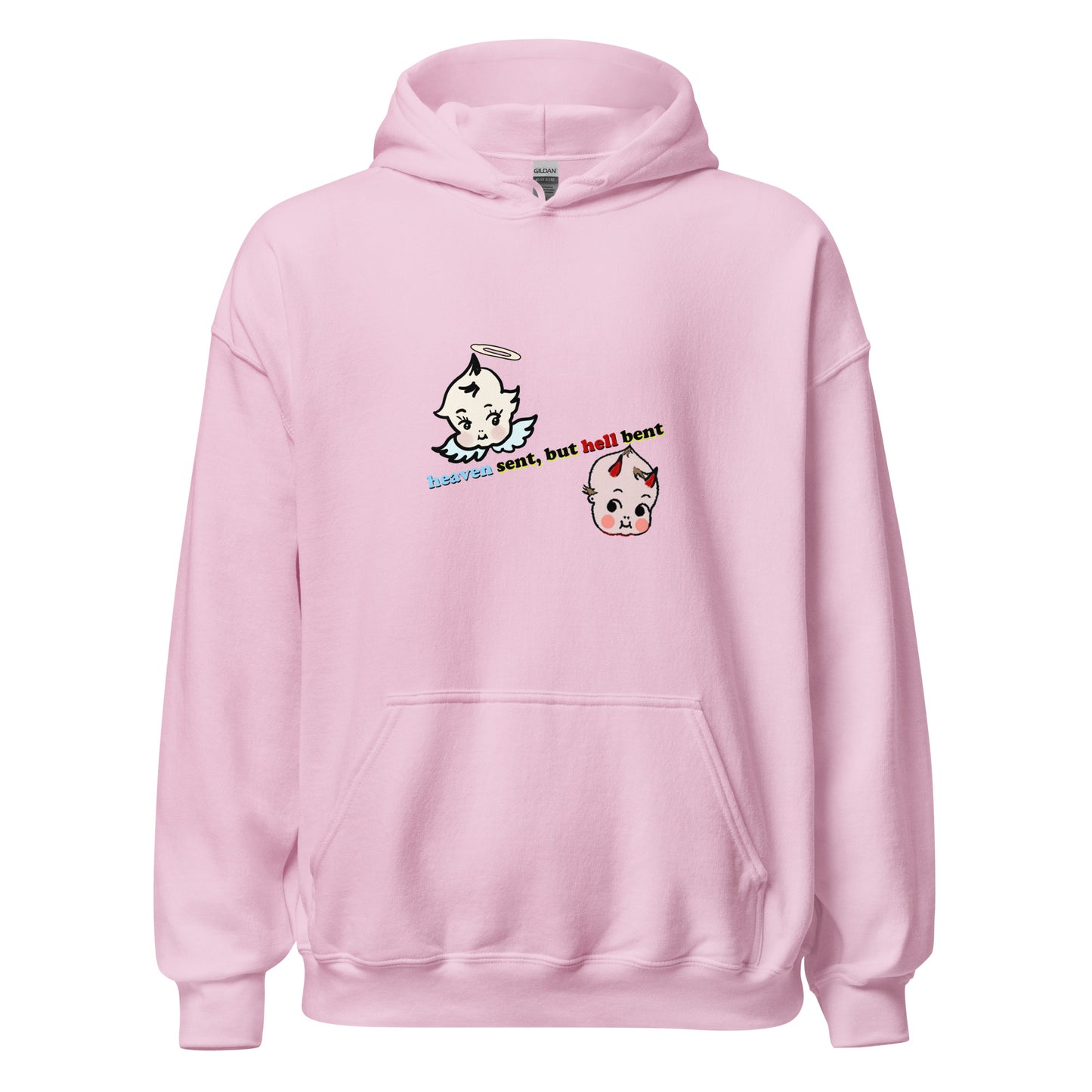 Heaven Sent, Hell Bent Unisex Hoodie