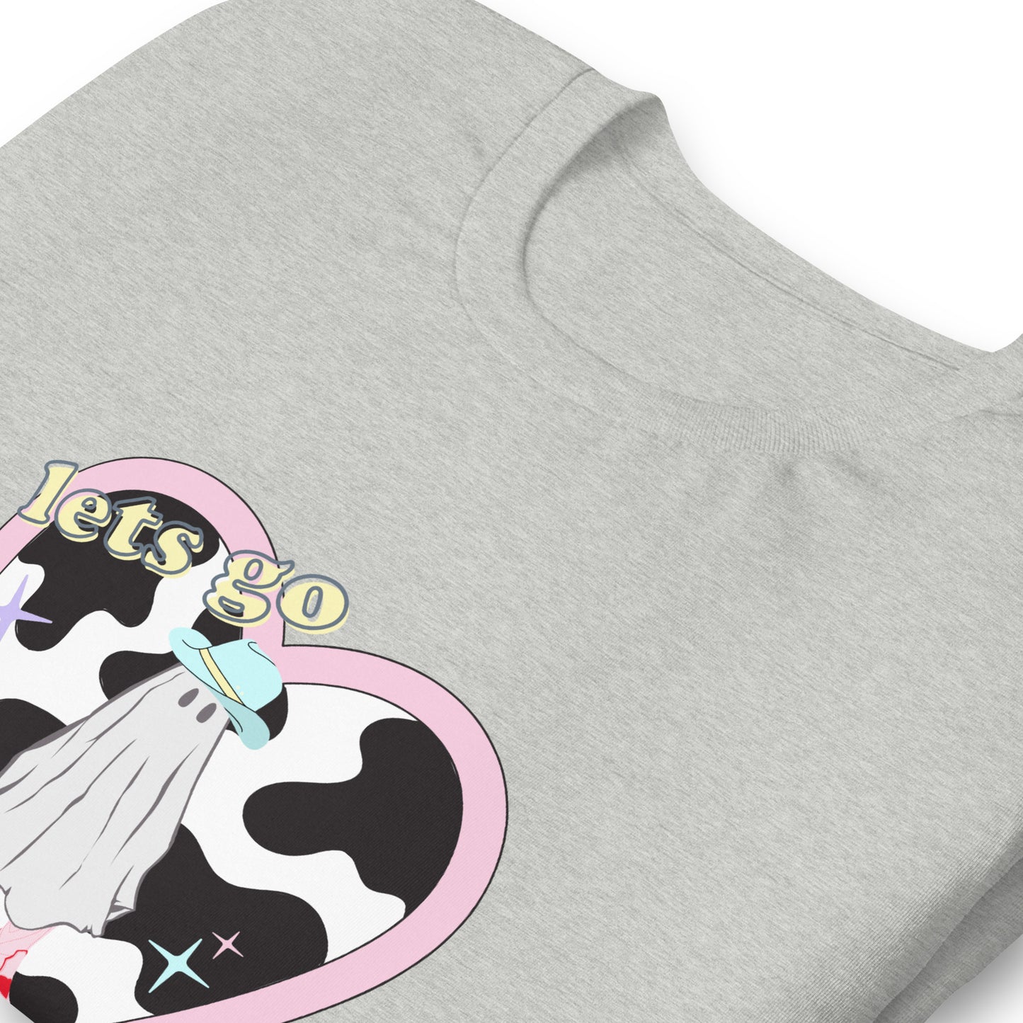 Let's Go Ghouls - Cowboy Boot Ghost T-Shirt