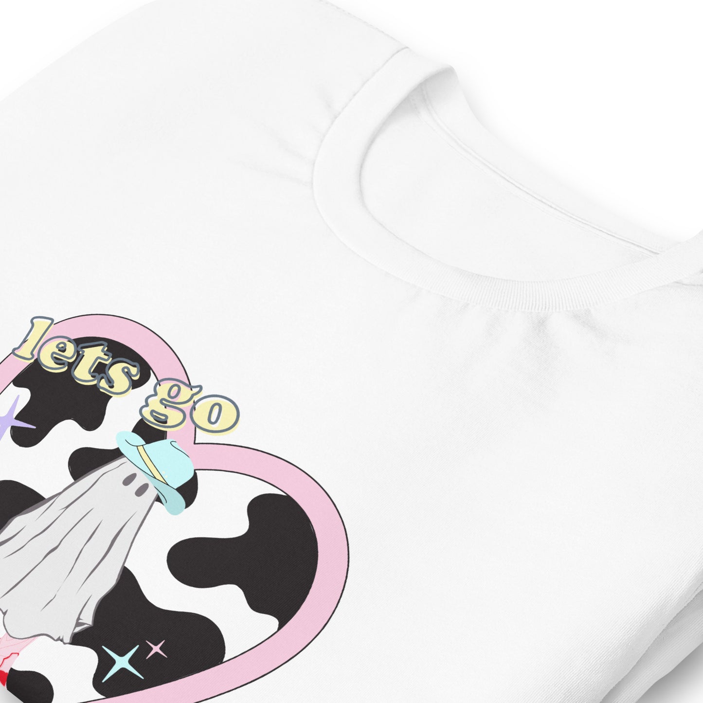 Let's Go Ghouls - Cowboy Boot Ghost T-Shirt