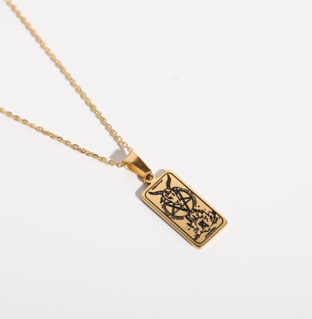 Vintage Tarot Inspired Necklace
