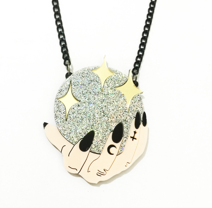 Wicca Acrylic Necklace