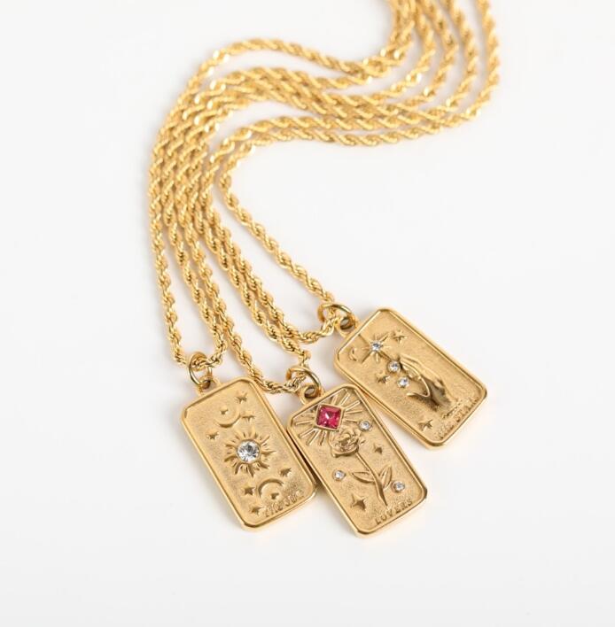 Tarot Card Necklace