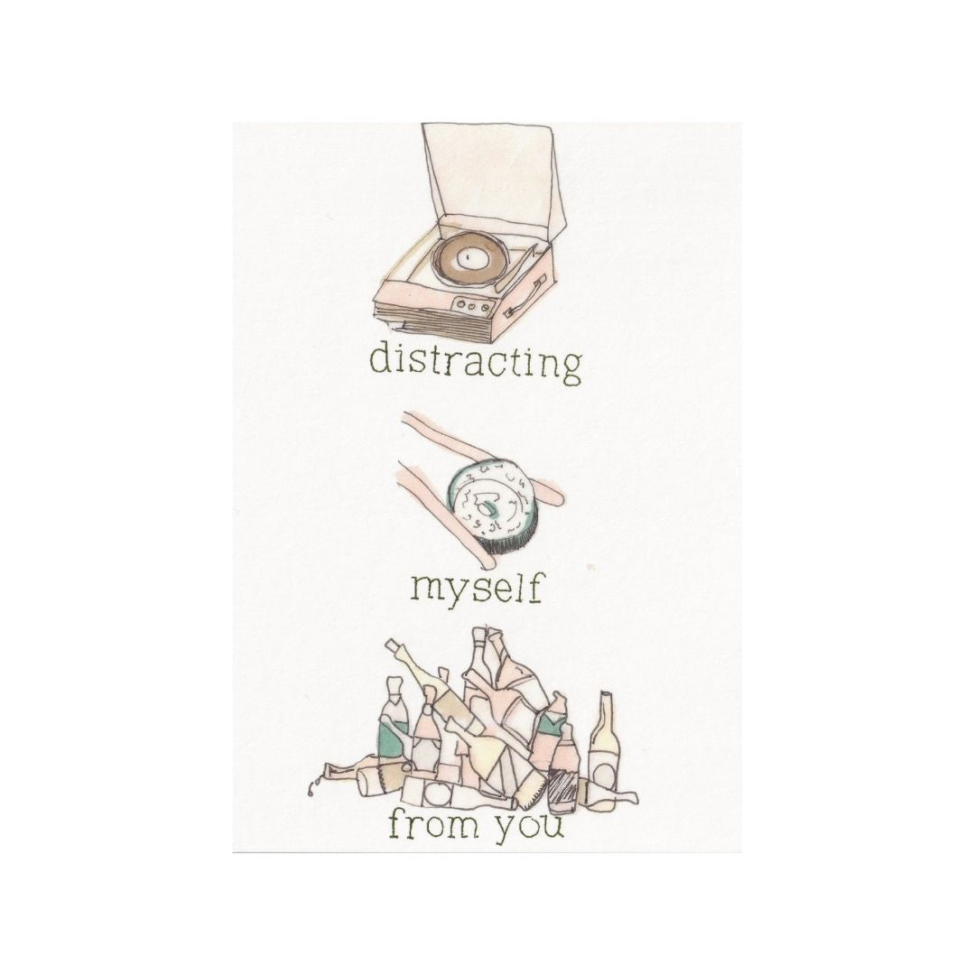 Distracting Myself 5x7 Print