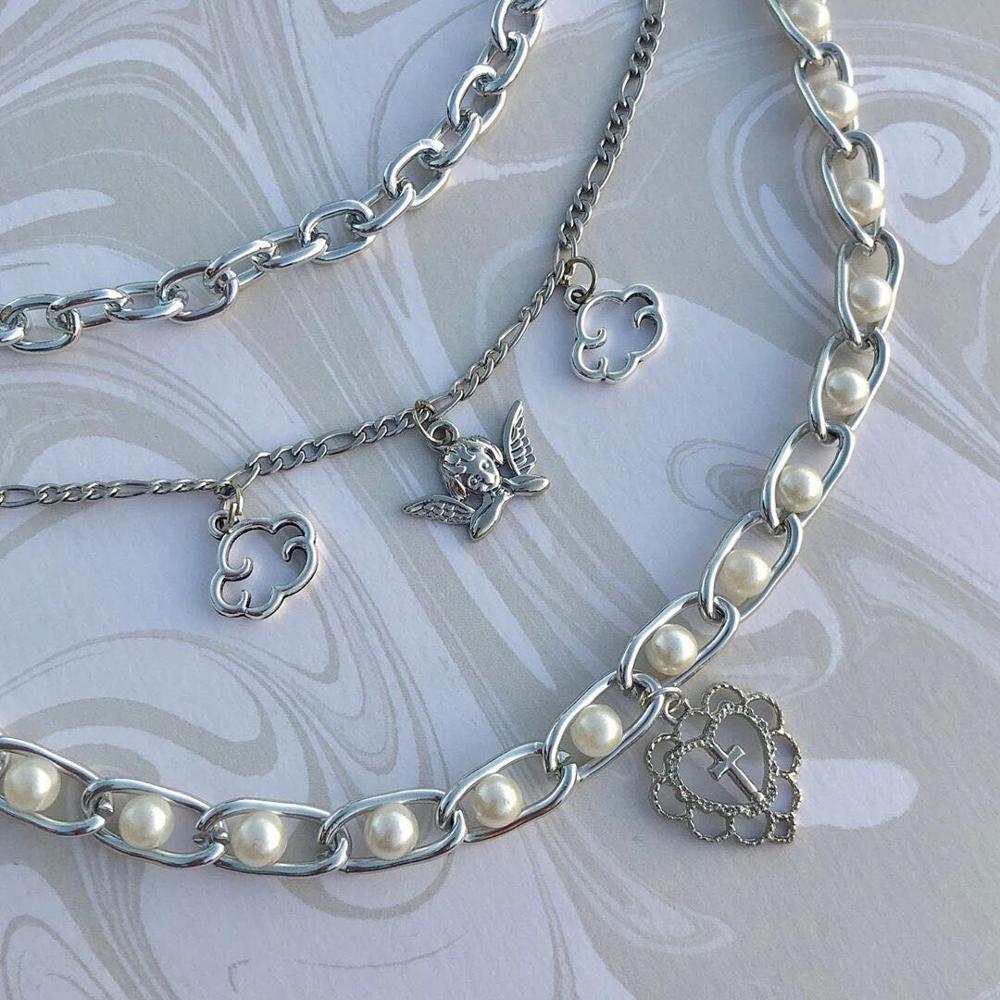 Y2k AngelNecklace