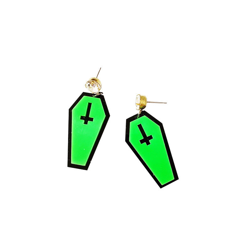Vampire Coffin Drop Earrings