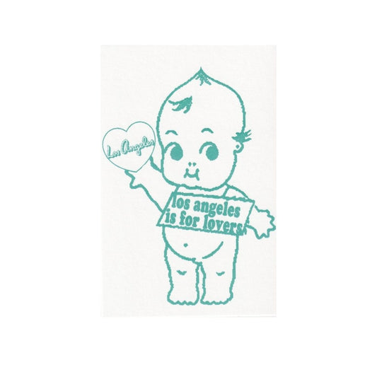 Los Angeles is for Lovers Teal Print