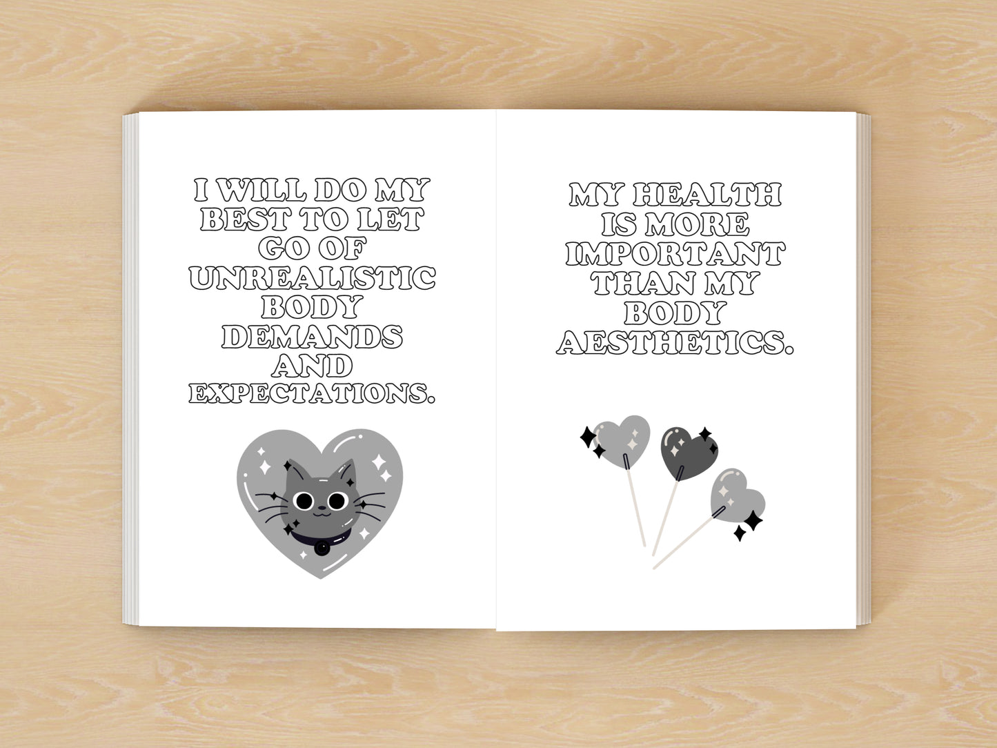 Body Positive Affirmations Book