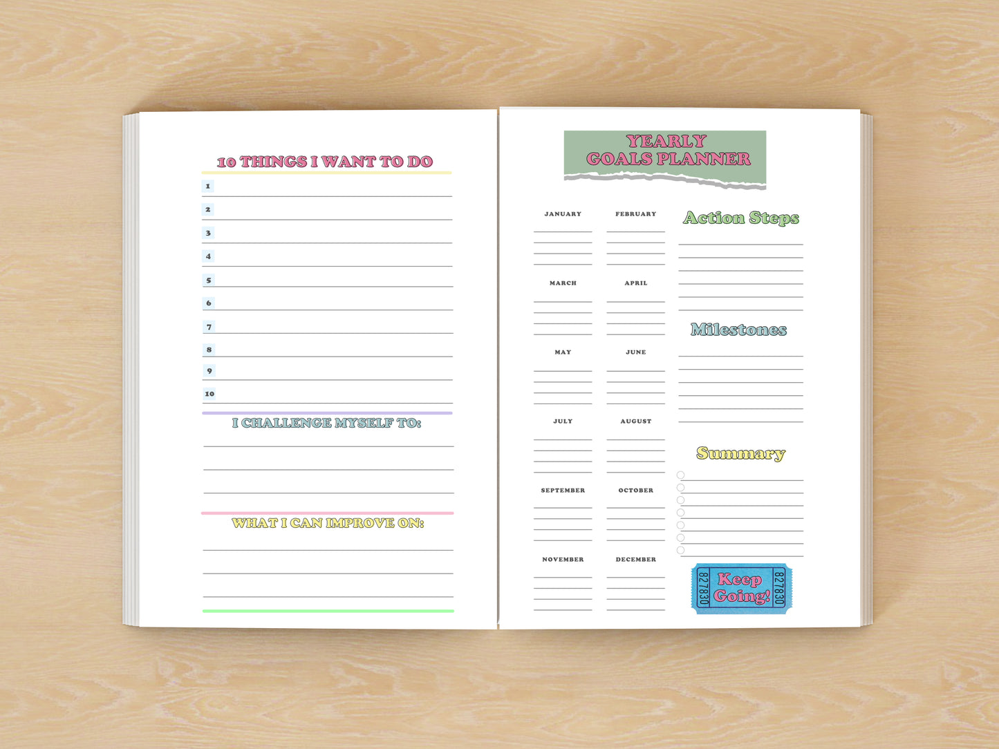 More Lists Notebook Planner