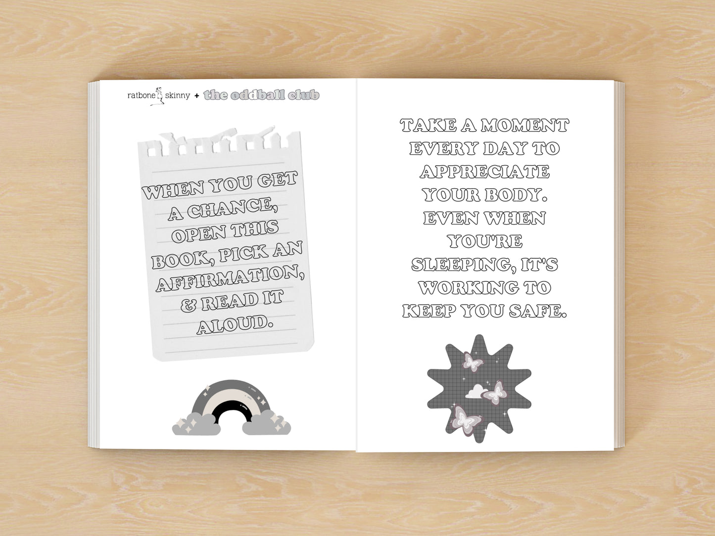 Body Positive Affirmations Book