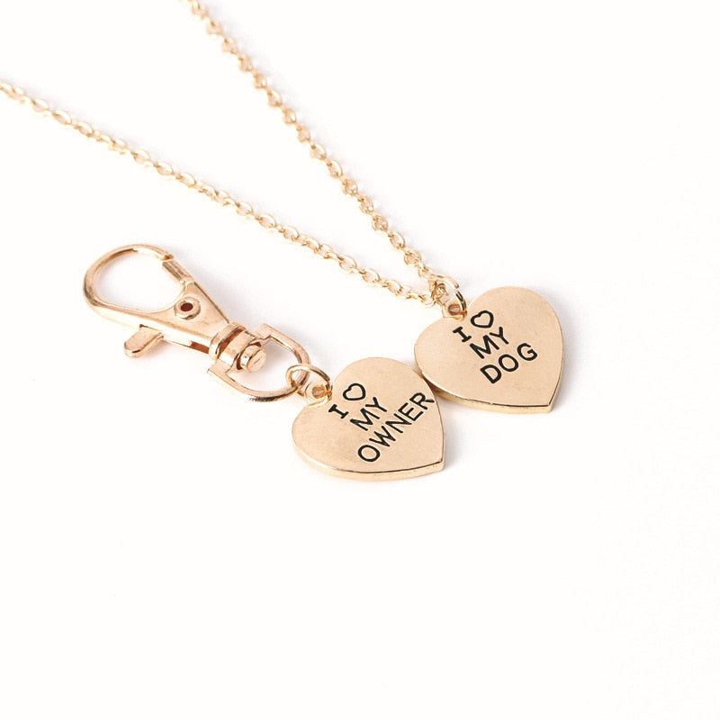 My Dog Saved Me Necklace & Keychain Set