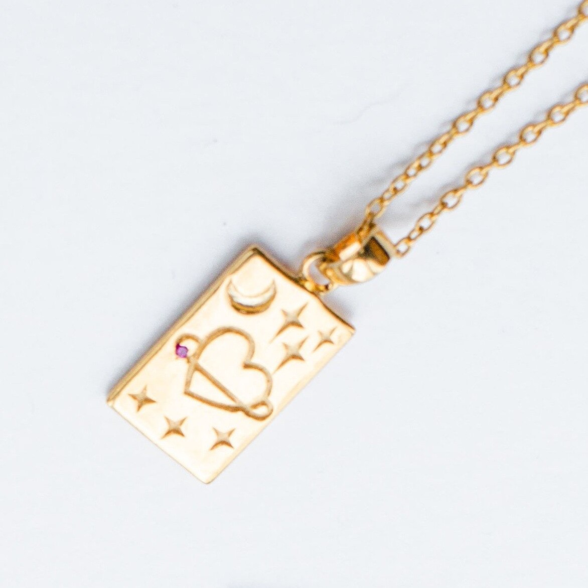 Minimal Tarot Card Necklaces