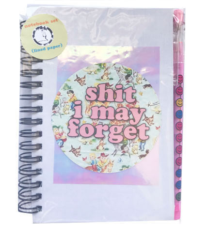 Shit I May Forget Notebook