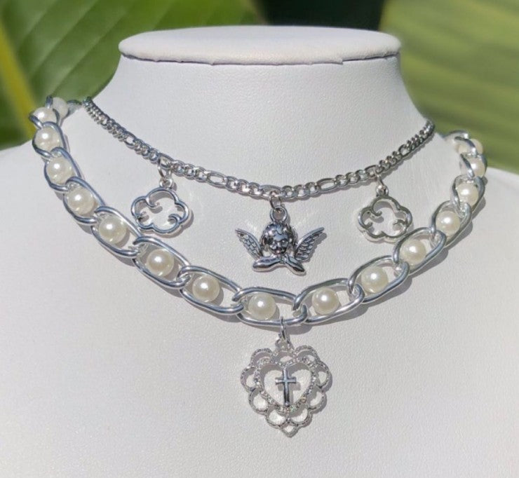 Y2k AngelNecklace
