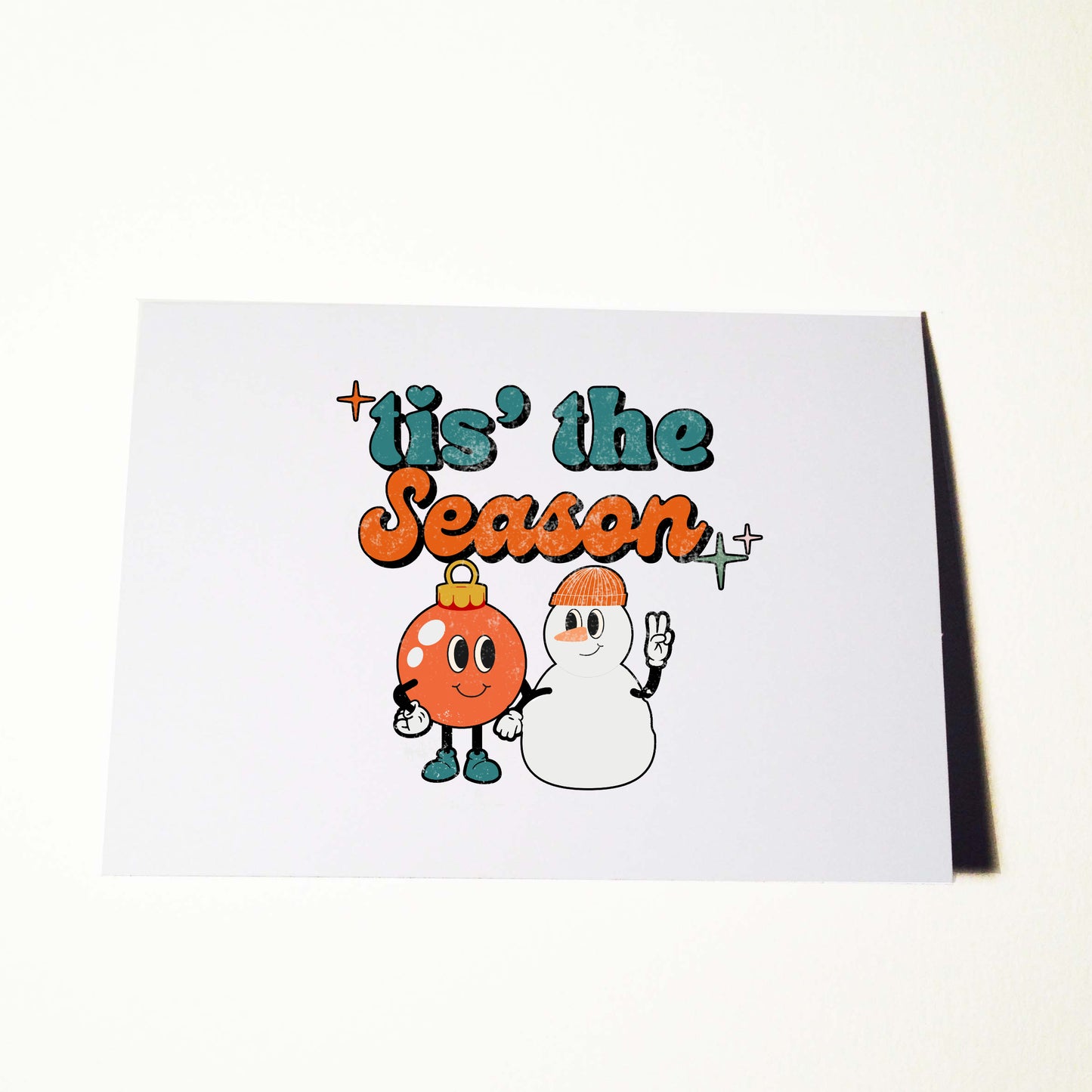 Snow Buddies Christmas or Holiday Card