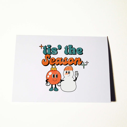 Snow Buddies Christmas or Holiday Card