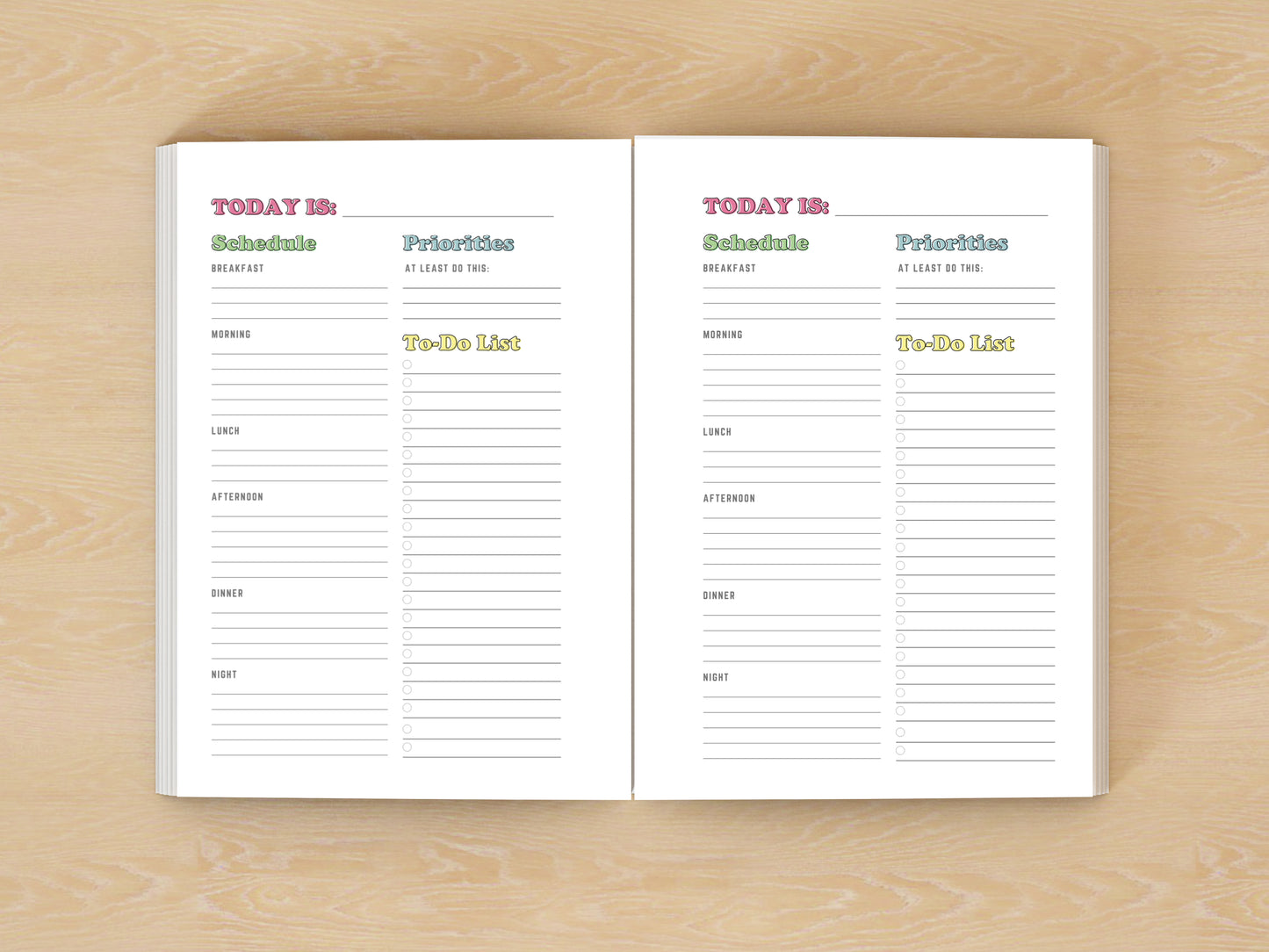 More Lists Notebook Planner