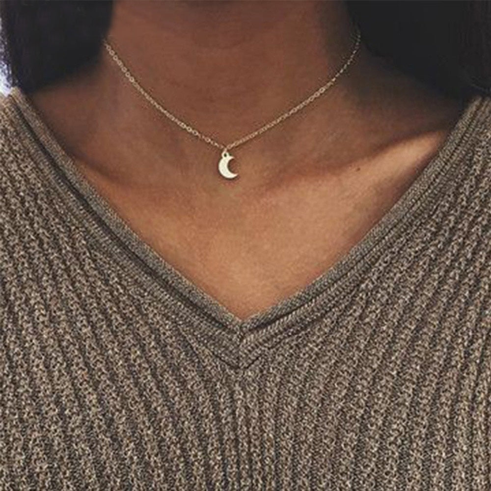 Cute Small Moon Necklace