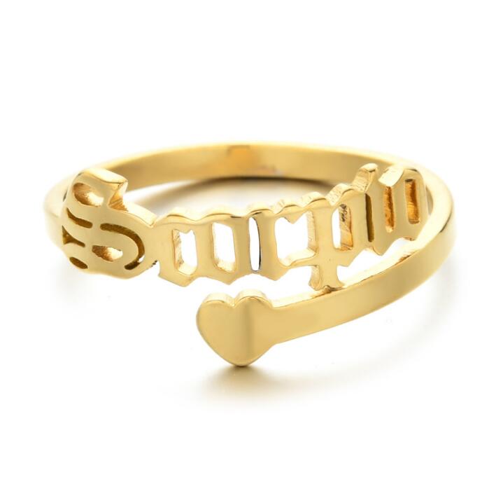 Whats Your Sign Adjustable Open Ring