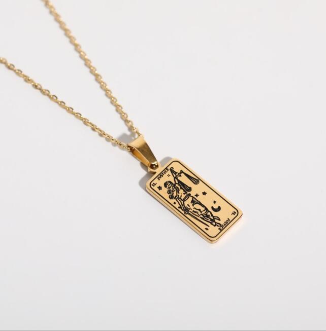 Vintage Tarot Inspired Necklace