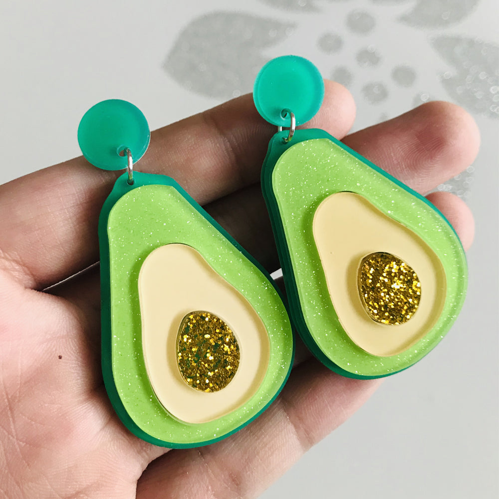 Avocado Drop Earrings