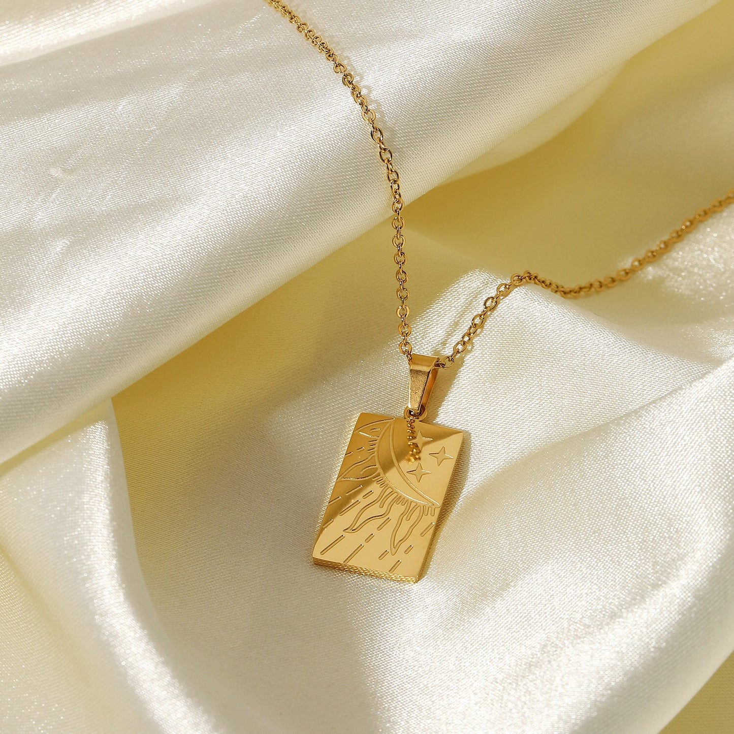 Minimal Tarot Card Necklaces