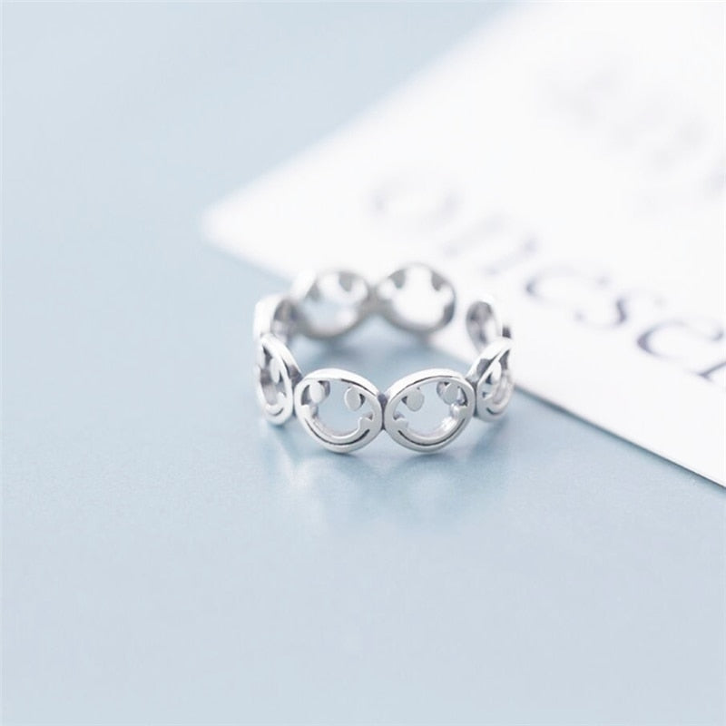 Y2K Smilie Ring