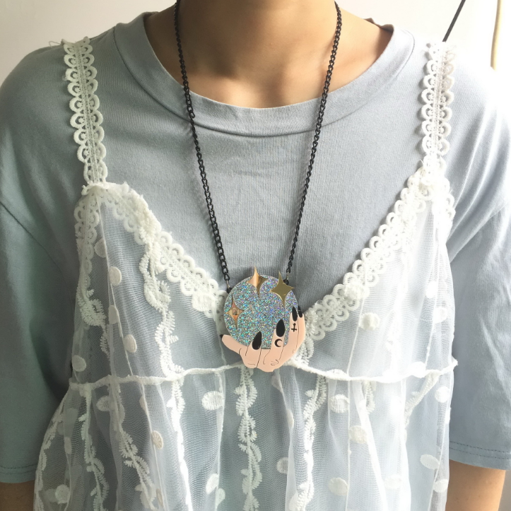 Wicca Acrylic Necklace