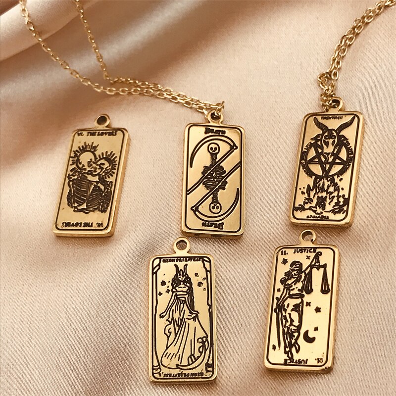 Vintage Tarot Inspired Necklace