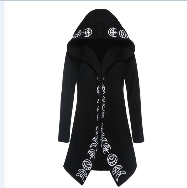 Gothic Cool Black Women Sweatshirt