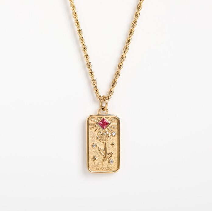 Tarot Card Necklace